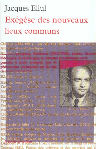 Exégèse des nouveaux lieux communs