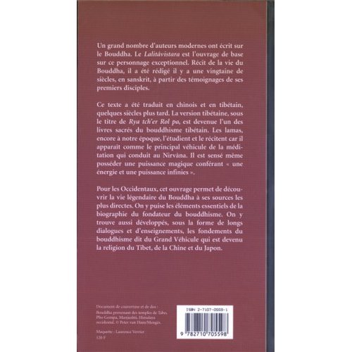 Lalitâvistara. Vie et doctrine du Bouddha tibétain