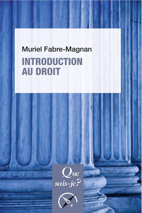 Introduction au droit. 5e édition