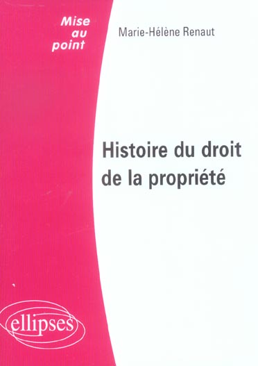 Histoire du droit de la propriété