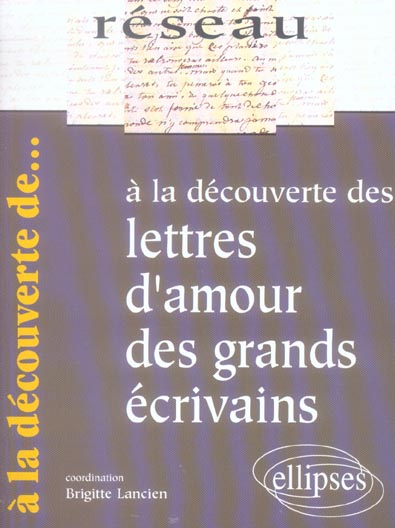 A la découverte des lettres d'amour des grands écrivains
