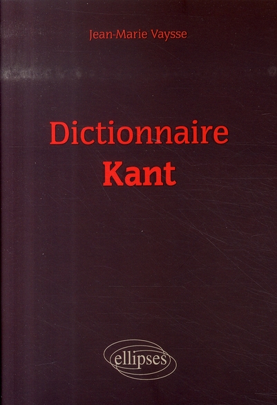 Dictionnaire Kant