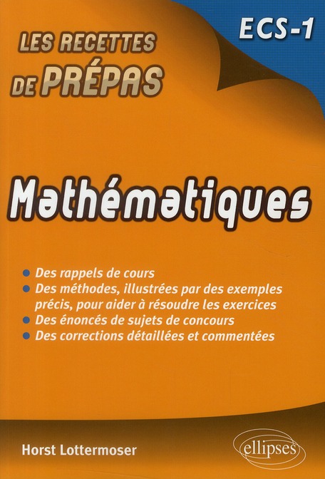 Mathématiques ECS-1