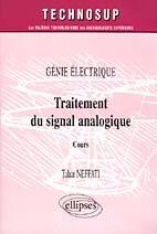 Génie électrique. Traitement du signal analogique, Cours