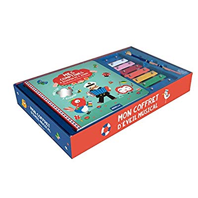 Mon coffret d'éveil musical . Mes comptines à écouter et à jouer avec un xylophone, avec 1 CD audio