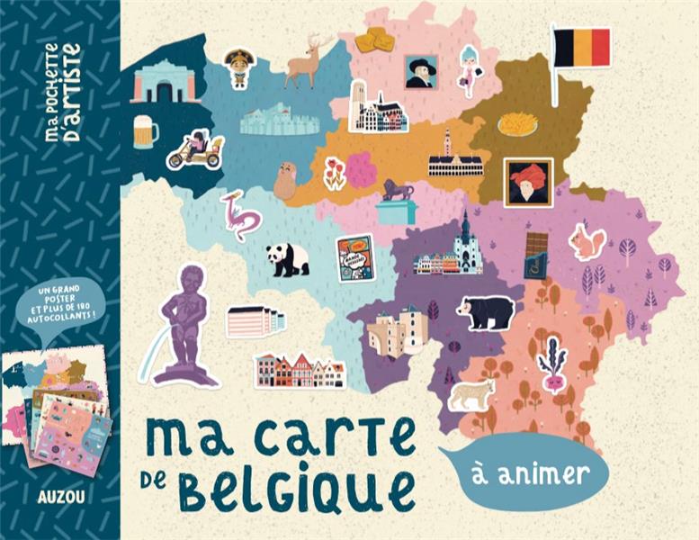 MA CARTE DE BELGIQUE A ANIMER