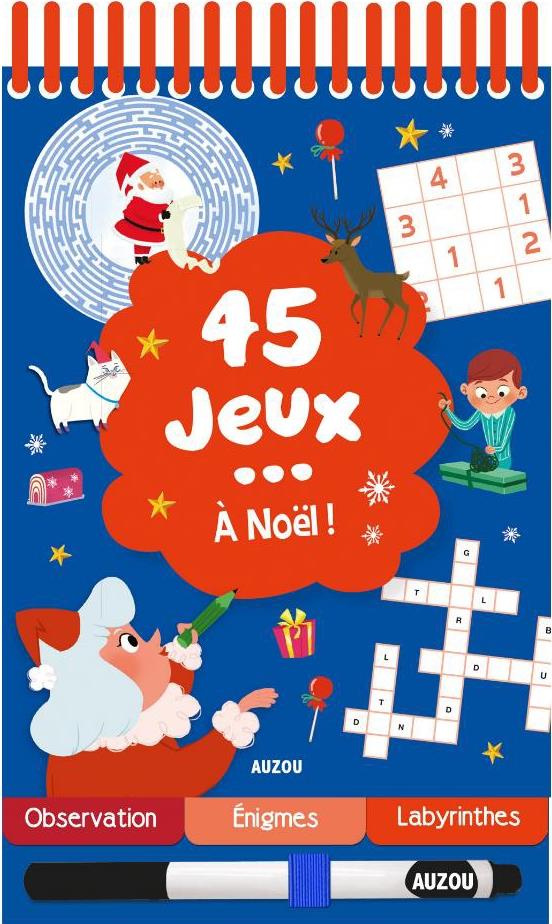 45 jeux... à Noël ! Avec 1 feutre