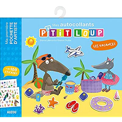 Mes autocollants P'tit Loup Les vacances