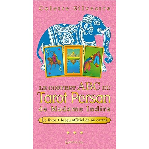 Le coffret ABC du tarot persan de Madame Indira. Avec un jeu de 55 cartes