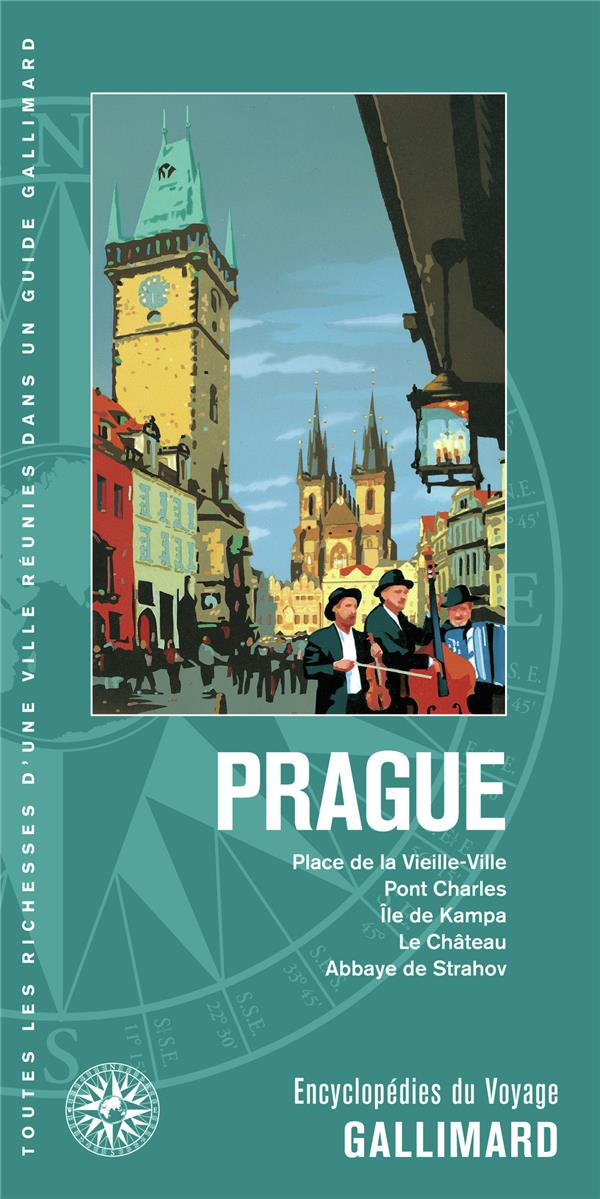 Prague. Place de la Vieille-Ville, Pont Charles, Ile de Kampa, le Château, Abbaye de Strahov