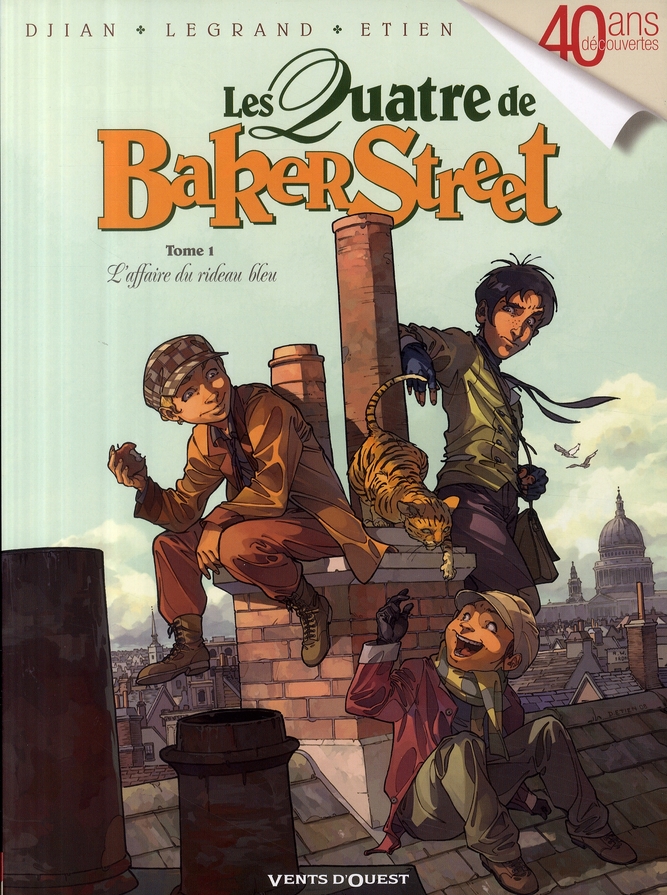 Les Quatre de Baker Street Tome 1 : L'affaire du rideau bleu