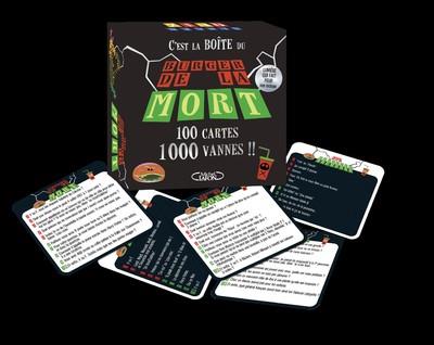 C'est la boîte du Burger de la mort. 100 cartes, 1000 vannes !!