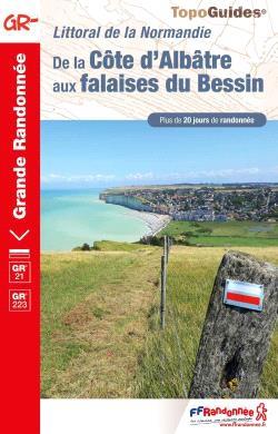 De La Côte D'Albâtre aux falaises du Bessin. Littoral de la Normandie. Plus de 20 jours de randonnée