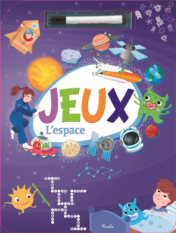 Jeux L'espace. Avec un feutre effaçable