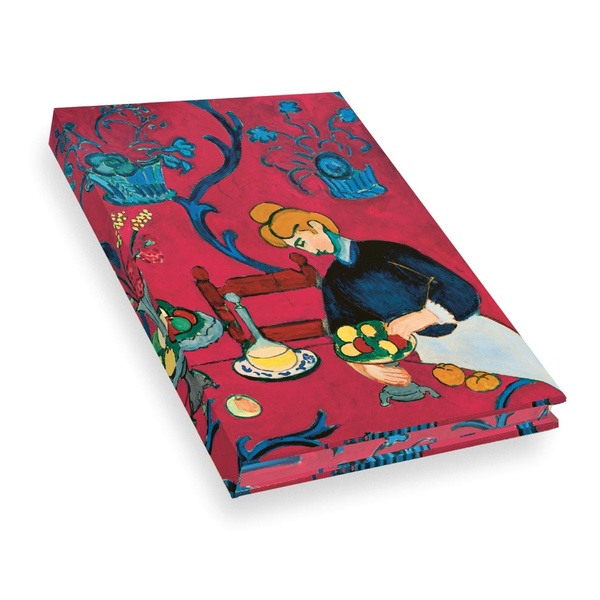 Carnet Matisse La Desserte, harmonie rouge