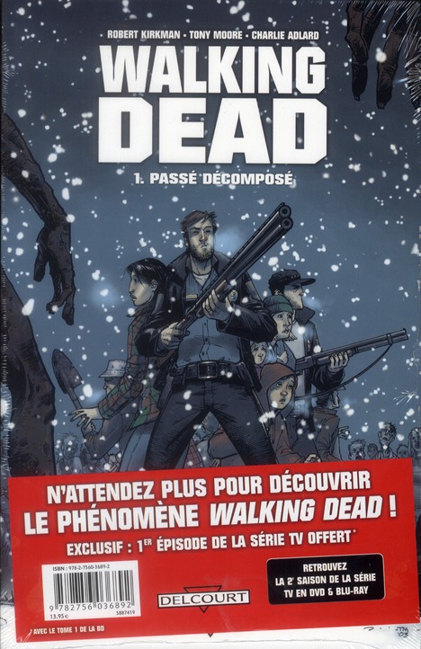 DELCOURT WALKING DEAD 1 + DVD