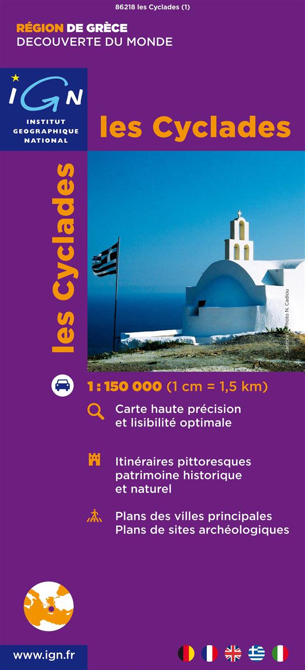 86218/Les Cyclades / 1/150 000