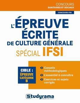 L'épreuve écrite de culture générale spécial IFSI