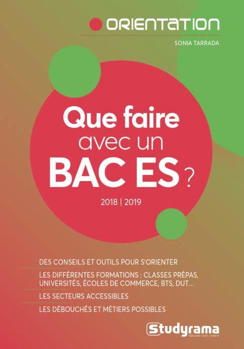 Que faire avec un Bac ES ? Edition 2018-2019