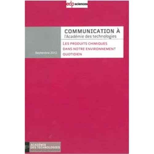 Les produits chimiques au quotidien