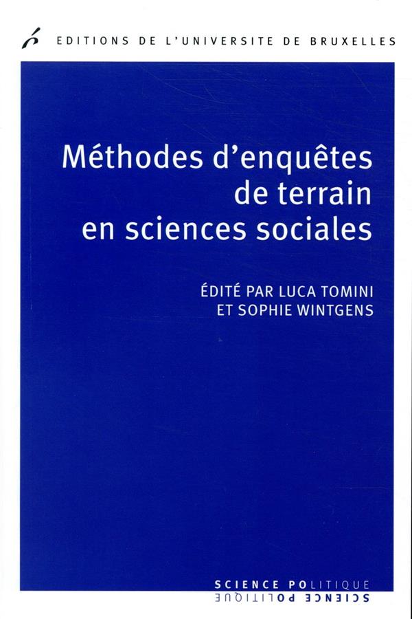Méthodes d'enquêtes de terrain en sciences sociales
