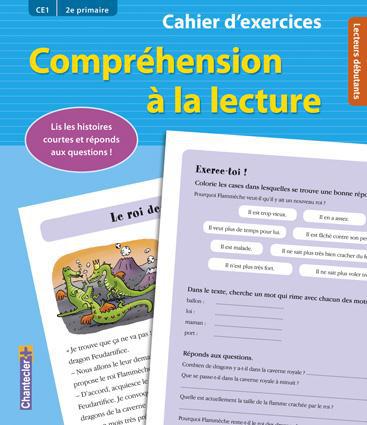 Compréhension à la lecture CE1. Cahier d'exercices