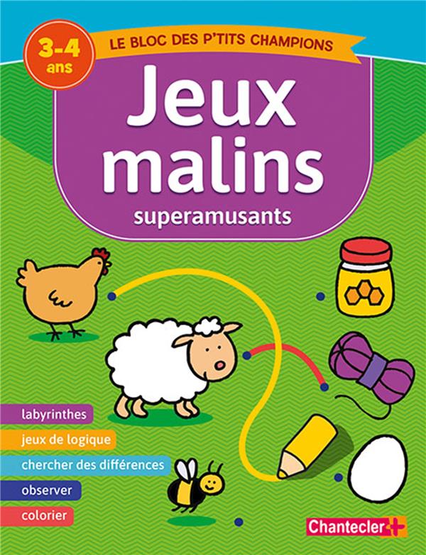 Jeux malins superamusants. 3-4 ans