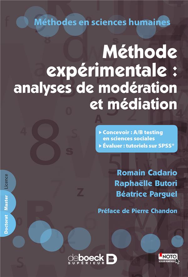 Méthode expérimentale : analyses de modération et médiation
