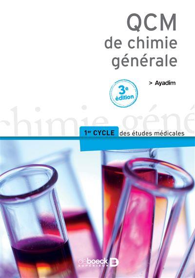 QCM de chimie générale. 3e édition