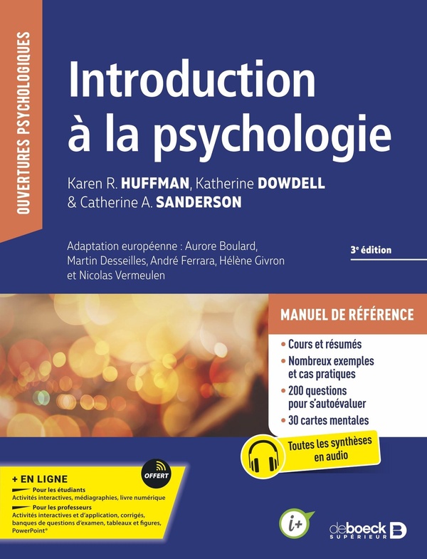 Introduction à la psychologie. 3e édition
