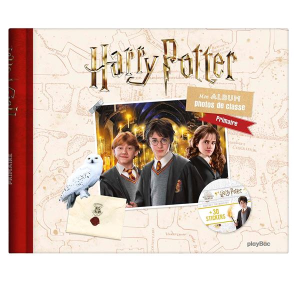 Mon album de photos de classe primaire Harry Potter. Avec 30 stickers