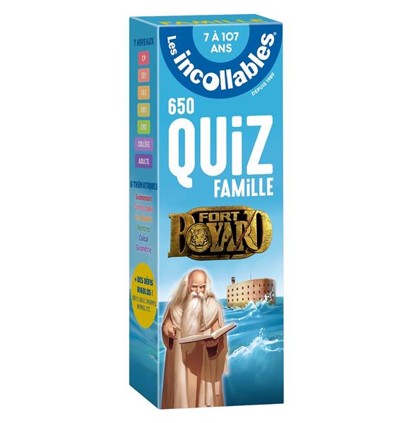 650 quiz famille Fort Boyard. Edition 2023
