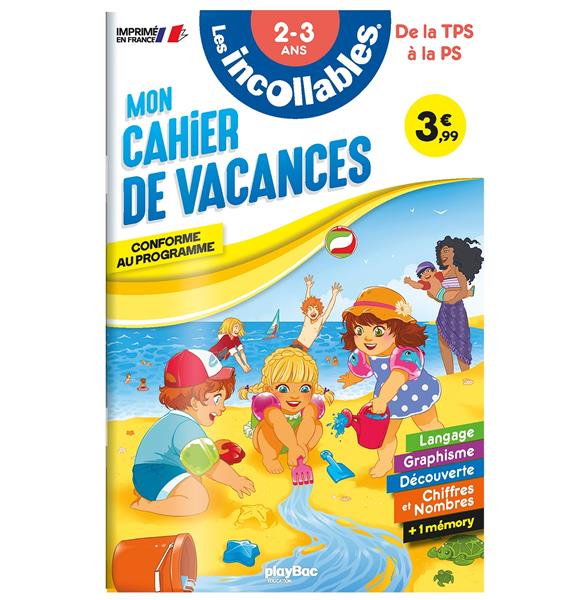 Mon cahier de vacances de la TPS à PS. 2-3 ans, Edition 2023