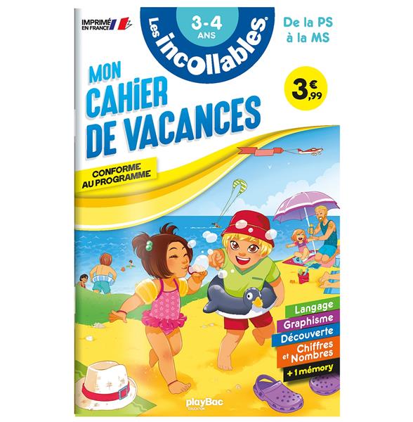 Mon cahier de vacances de la PS à la MS. Edition 2023