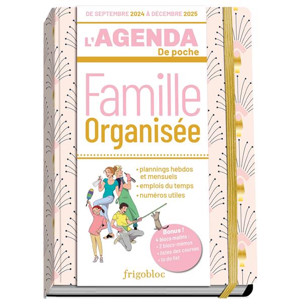 L'agenda de poche Famille Organisée. Edition 2024-2025