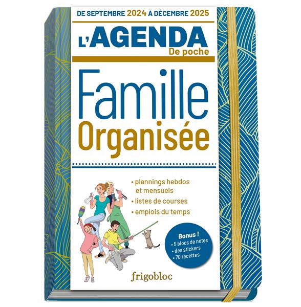 L'agenda de poche Famille Organisée. Edition 2024-2025