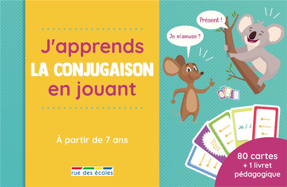 J'APPRENDS LA CONJUGAISON EN JOUANT - A PARTIR DE 7 ANS
