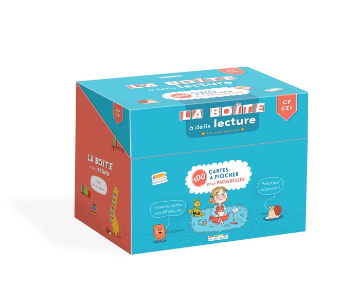 La boîte à défis lecture CP-CE1. 100 cartes à piocher pour progresser