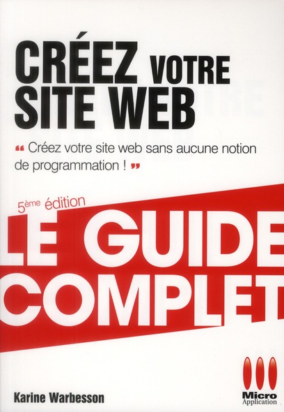 Créez votre site web. 5e édition