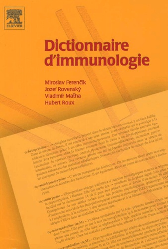 Dictionnaire d'immunologie