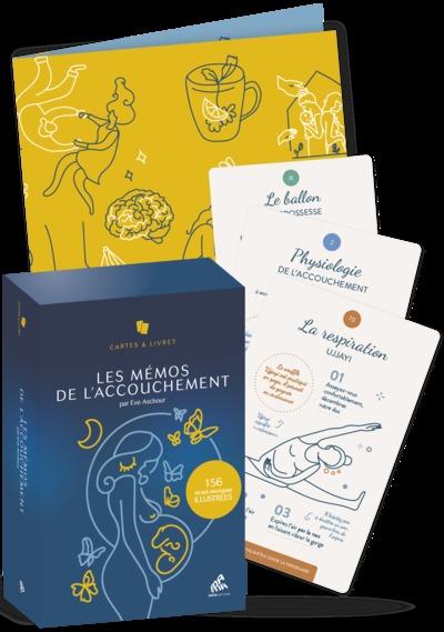 Coffret Les Mémos de l'accouchement. 156 fiches pratiques illustrées