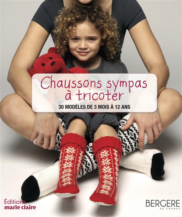 Chaussons sympas à tricoter enfants