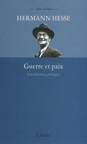Guerre et paix : considérations politiques