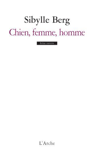 Chien, femme, homme