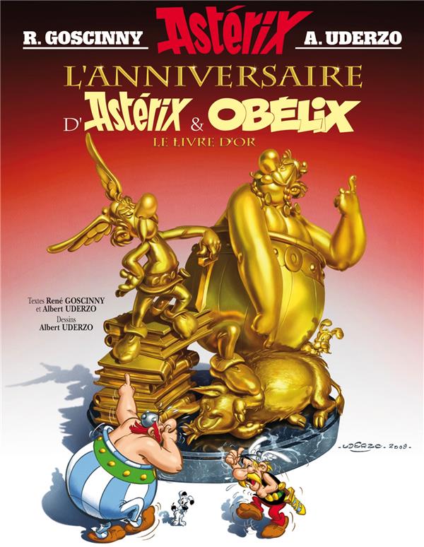 Astérix Tome 34 : L'anniversaire d'Astérix et Obélix. Le livre d'or