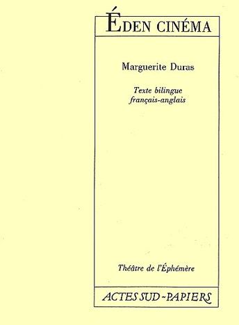 Eden Cinéma. Edition bilingue français-anglais