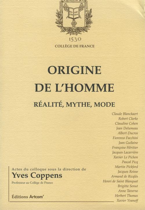 Origine de l'homme : réalité, mythe, mode