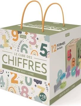 Le cube des chiffres. Jeux en bois livre