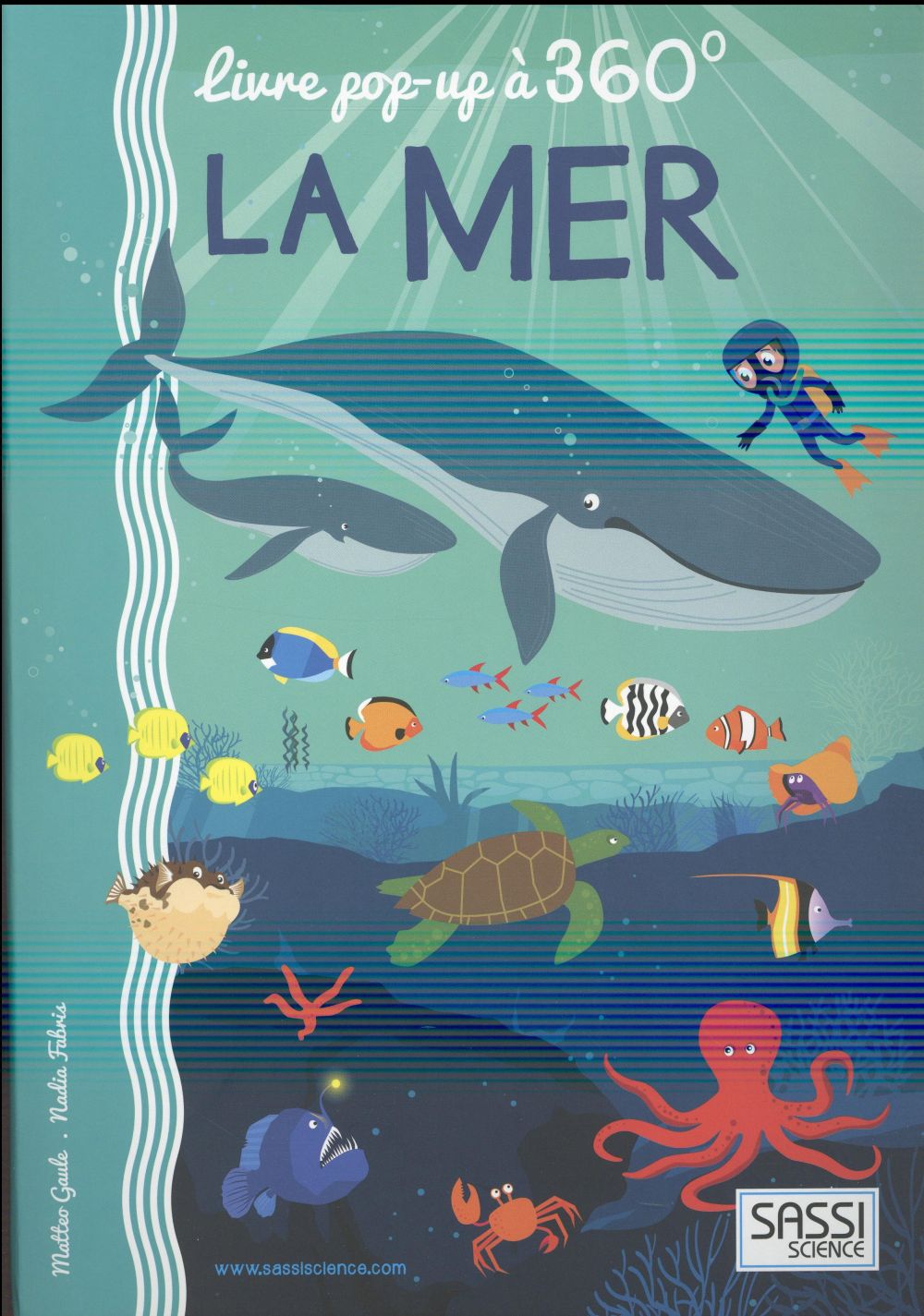 La mer. Livre pop-up à 360°