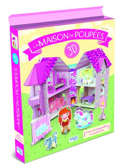 La maison de poupées 3D. Livre et maquette à construire